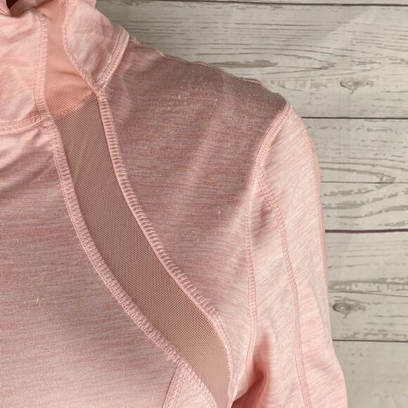 Tangerine Women’s Athletic Jacket Small Pink Full Zip Vented Thumbholes Pockets - Picture 4 of 12